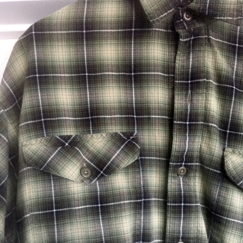 Patagonia light flannel plaid shirt